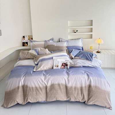 厂家加厚纯棉四件套全棉新款清新碎花被套床单宿舍三件套床笠