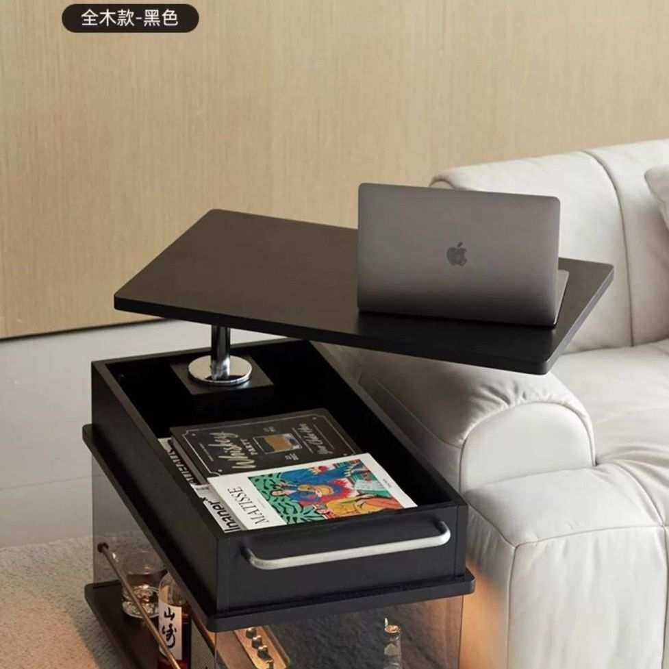现代简约可升降茶几岩板家用多功能沙发小边几小户型床边柜客厅,3C数码配件,USB灯,淘宝优惠券,粉丝福利购,淘宝优惠卷