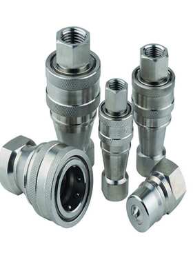 KZF304不锈钢开闭式自封内螺纹防锈腐蚀耐高温油管高压快速接头