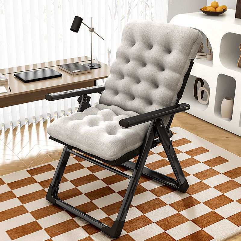 收纳凳折叠躺椅家用午睡阳台老人休闲凉椅懒人靠背座椅收纳凳直销