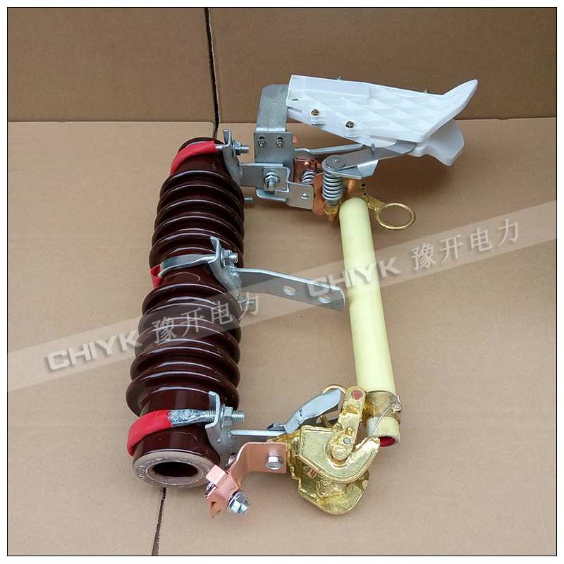 RW10-12/200A户外高压跌落式熔断器陶瓷支柱带熔管15kV跌落保险丝