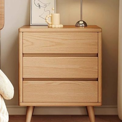 实木床头柜卧室家用现代简约床边窄三层加高小型置物储物收纳柜子