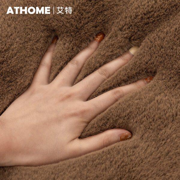 撸猫感兔毛绒沙发垫冬款加厚防滑沙发套罩现代简约高级感坐垫盖巾,居家布艺,沙发垫,淘宝优惠券,粉丝福利购,淘宝优惠卷