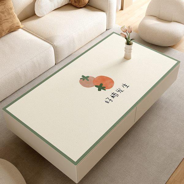 北欧风茶几环保双面皮革垫子防水防油免洗防烫客厅餐桌面桌布定制,居家布艺,茶几垫,淘宝优惠券,粉丝福利购,淘宝优惠卷