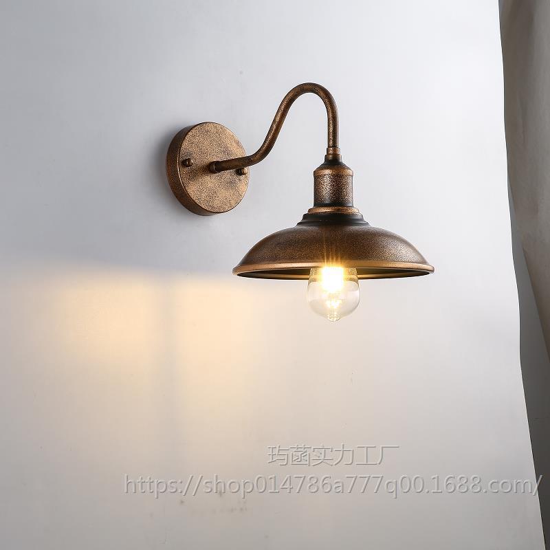 美式户外门口防水壁灯复古阳台灯墙灯别墅花园室外LED照明灯具