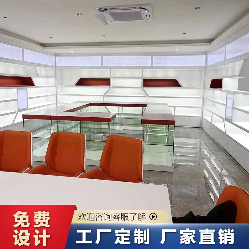 烤漆产品展示柜公司展厅样品展示架直播间柜子高档展柜陈列柜