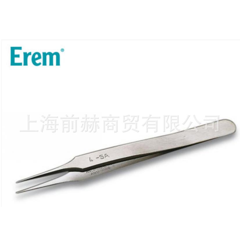 瑞士Erem镊子4SA细型直头110mm不锈钢非磁性耐酸耐热镊子