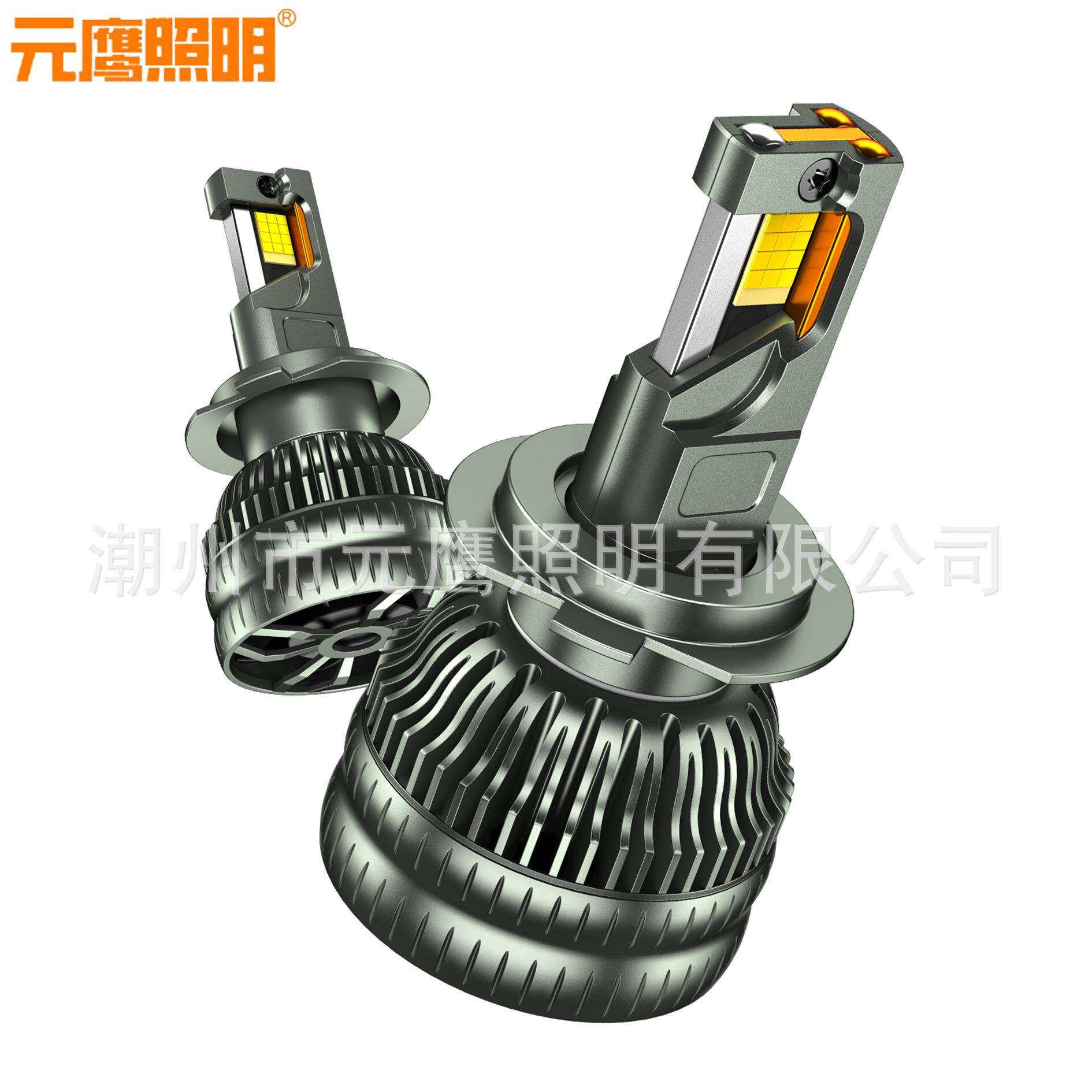 汽车LED大灯h4h11h7超亮大功率汽车前大灯灯泡改装led车灯跨境