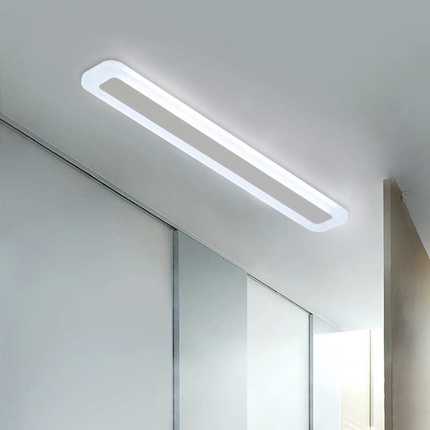 led吸顶灯超薄亚克力长条灯书房卧室灯具走廊玄关入户过道镜前灯