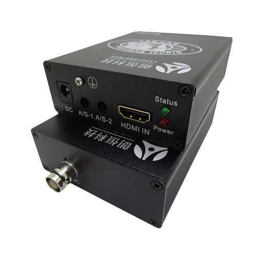 朗恒HDF-300C HDMI转同轴延长器视频线传300米无压缩音视频传输器