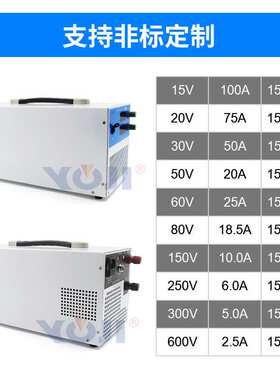 直流电源1500W0-20V30V50V60V稳压电源污水处理电源电解电源