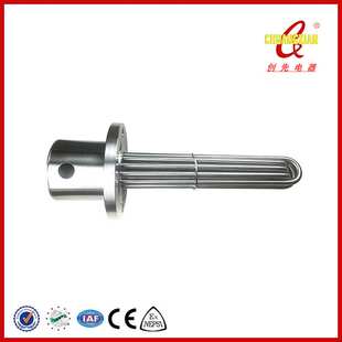 创先电器TZCX 不锈钢电热管工业9KW防爆电加热管 不锈钢法兰190