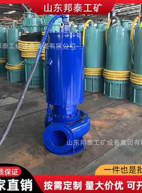 WQB防爆排污泵EX不锈钢潜污泵防腐蚀加油站切割泵380V防爆潜水泵