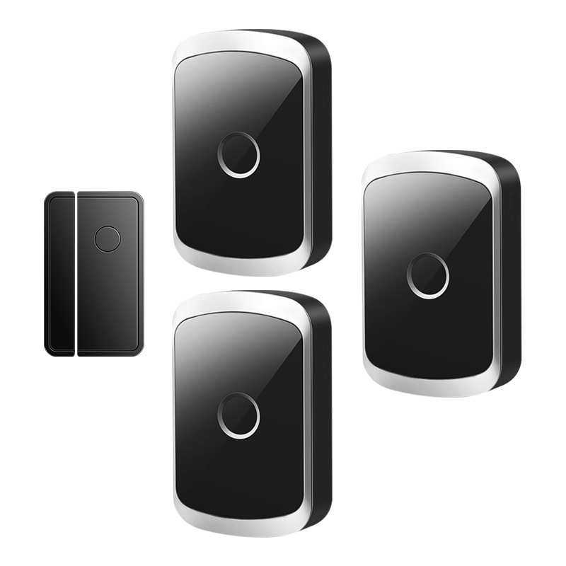 超市冰柜冰箱开门提醒器感应门铃店铺欢迎光临门磁防盗报警器家用