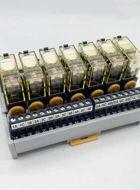 TEmate宝轩 原装和泉直流24V继电器模组1开1闭控制板转接板2~16路