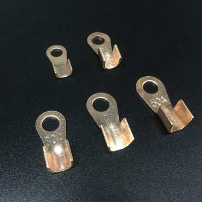 跨境 245PCS 开口线耳+热缩管 组合 OT 开口鼻 铜鼻子 紫铜端子