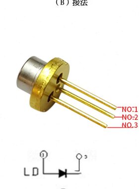 半导体m绿色13w激光二极管 绿色管大功率镭射520n5m激光灯