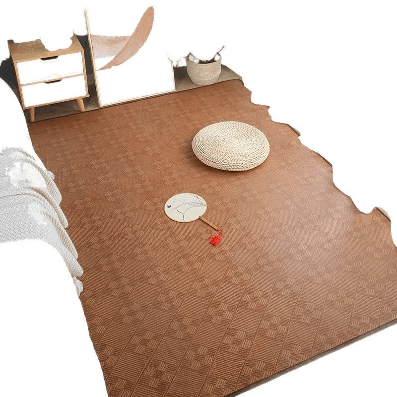 凉席地垫睡觉打地铺家用榻榻A米床垫夏季冰藤凉席软垫子海绵垫