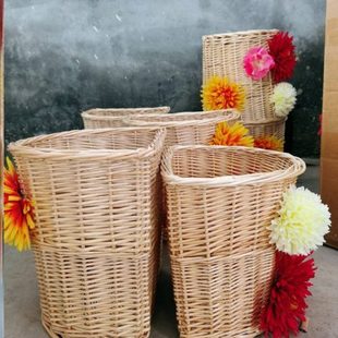 采菊东篱下道具舞蹈道具篓子藤编框子小号大号文艺竹编背篓艺考