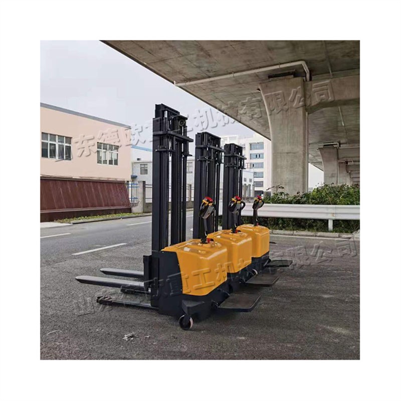 全电动托盘液压堆高车 仓库随车自体F登高车 站驾式装卸货搬运车