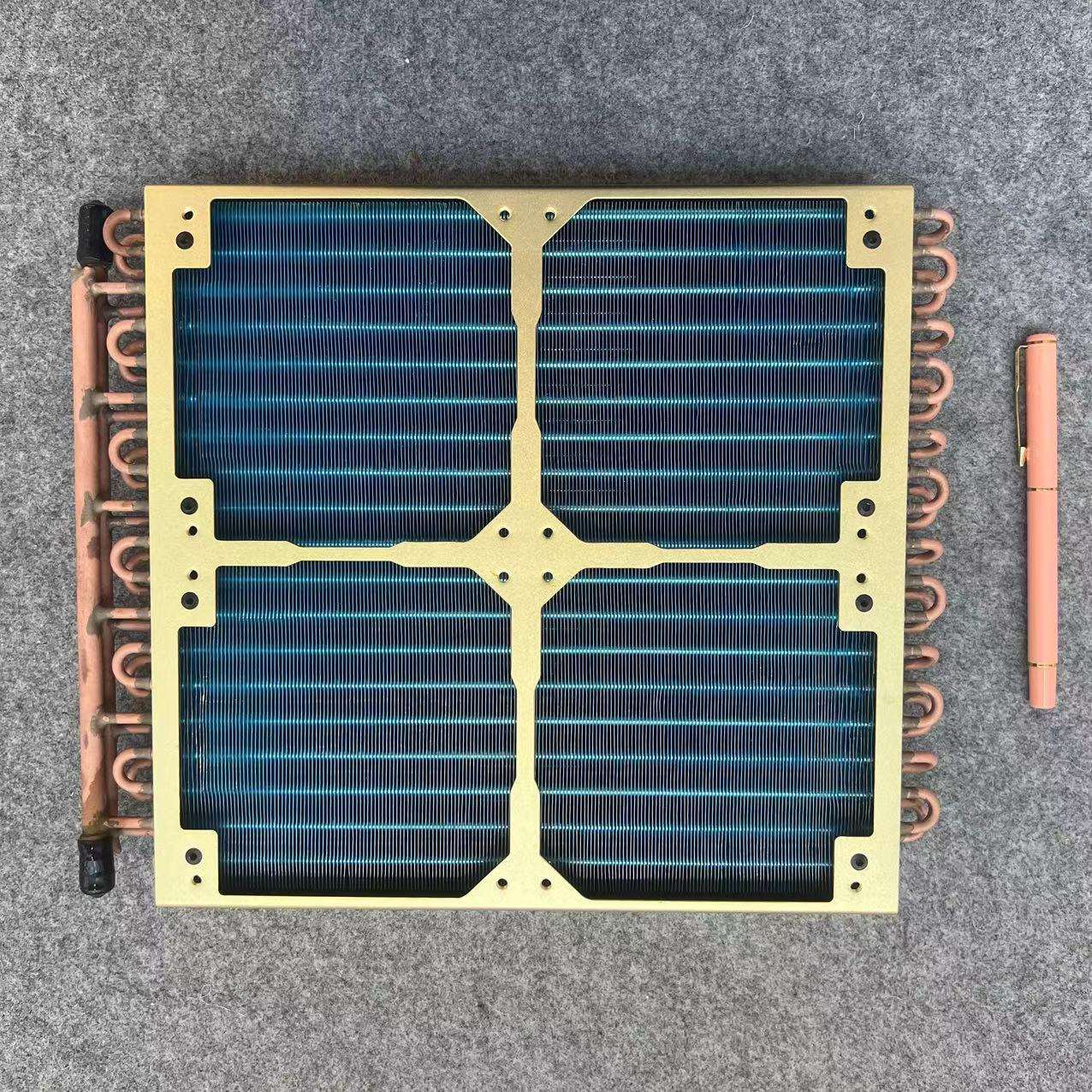 【烯泰天工】铜管铝翅冷排散热器水冷散热冷凝器蒸发器换热器精密