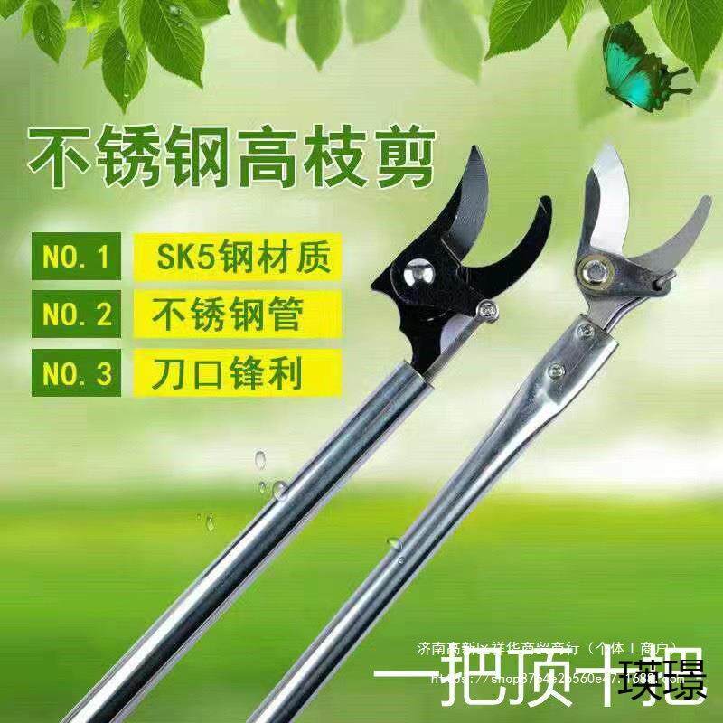 槐花剪高枝剪修枝剪不锈钢修剪园林疏花稀果剪枝槐米加长杆高空剪