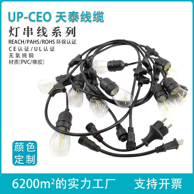 天泰欧规火龙果大棚灯串线