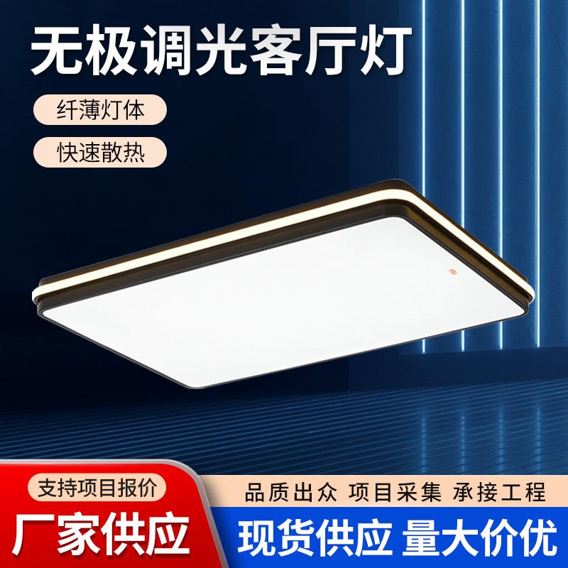 无极调光灯饰客厅卧室吸顶灯现代简约大气薄款客厅灯卧室书房灯具