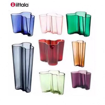 芬兰iittala 传奇湖泊系列-花瓶160mm/120mm/251mm摆件插花器