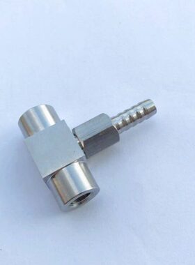 不锈钢内丝三通宝塔组合接头 中间宝塔杆外径8mm 两侧内螺纹M10x1