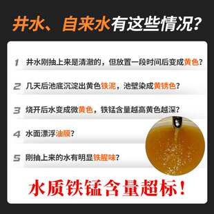 大型净水设备山泉水过滤设备深井水除铁锰过滤器全自动除铁锰设备
