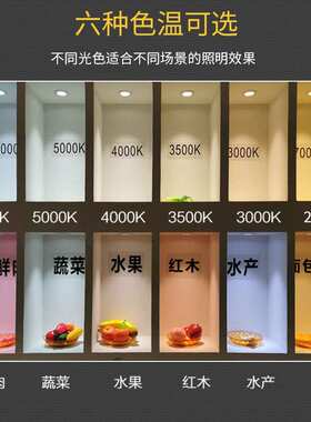 明装led轨道灯COB30W导轨灯商场超市吸顶式轨道射灯35W服装店路轨