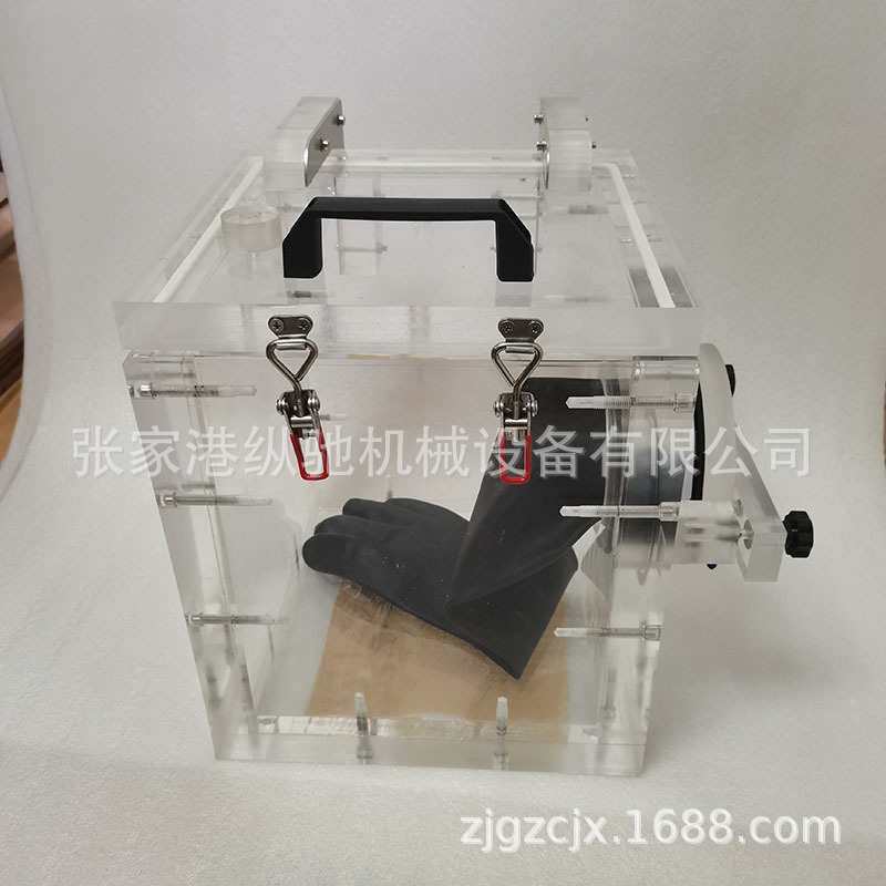 实验室亚克力透明真空箱密闭容器手套箱培养箱科研一体箱dingzuo