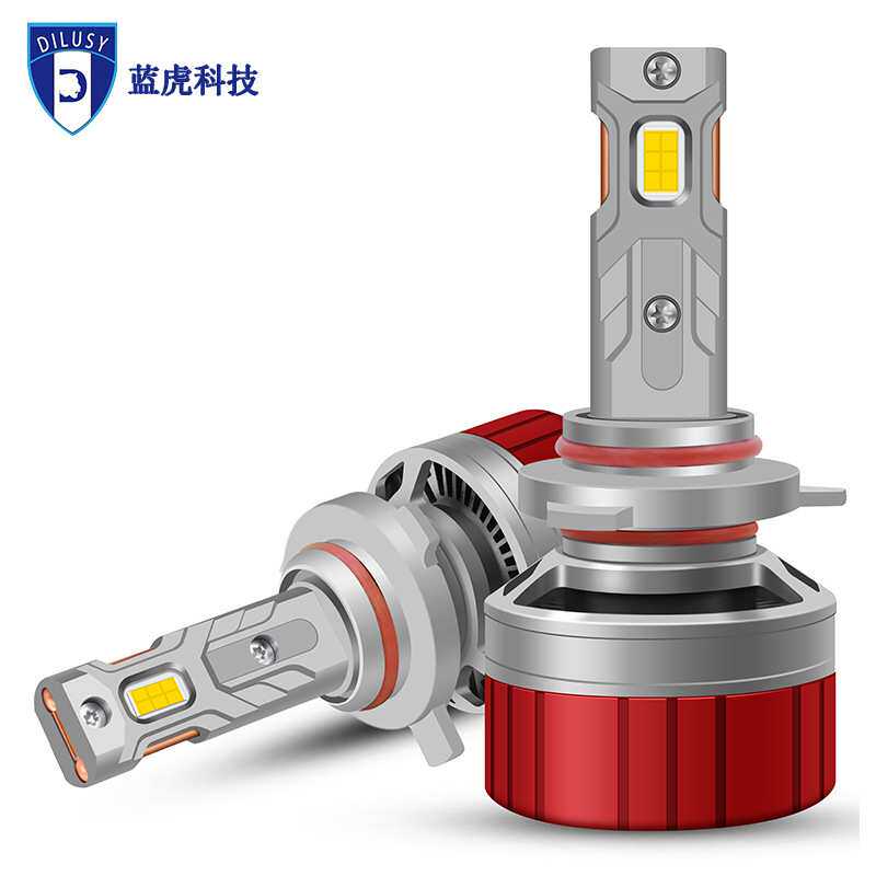 广州蓝虎新款汽车LED大灯120W高亮大功率远近光一体前照灯LE