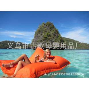 户外懒人沙发床布艺布套float防水小沙发制定水上浮床折叠椅