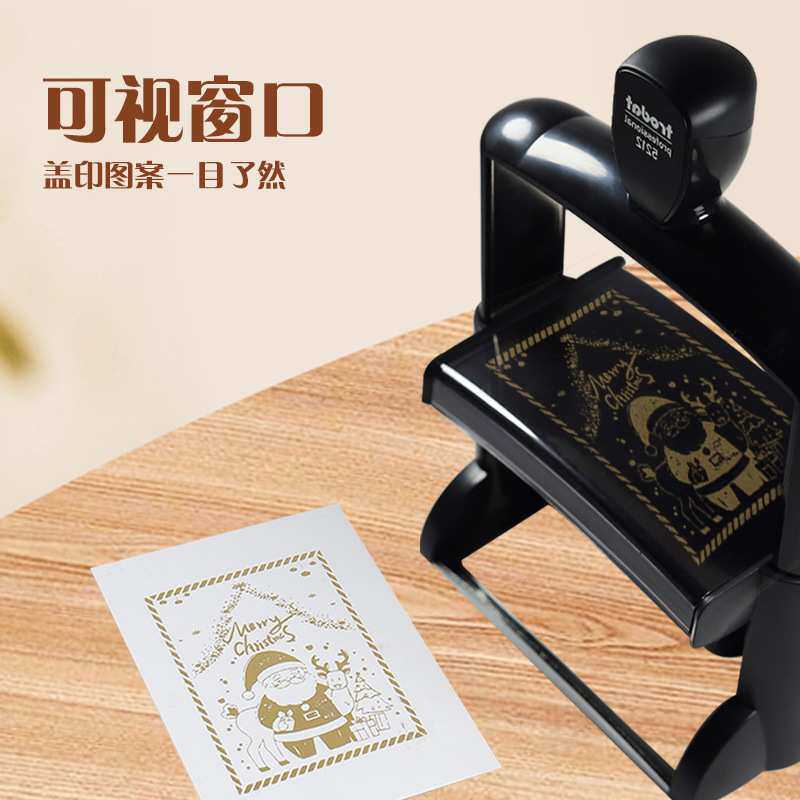 卓达金色印章印油回墨重型印章文创套印展览场馆景点打卡章集章