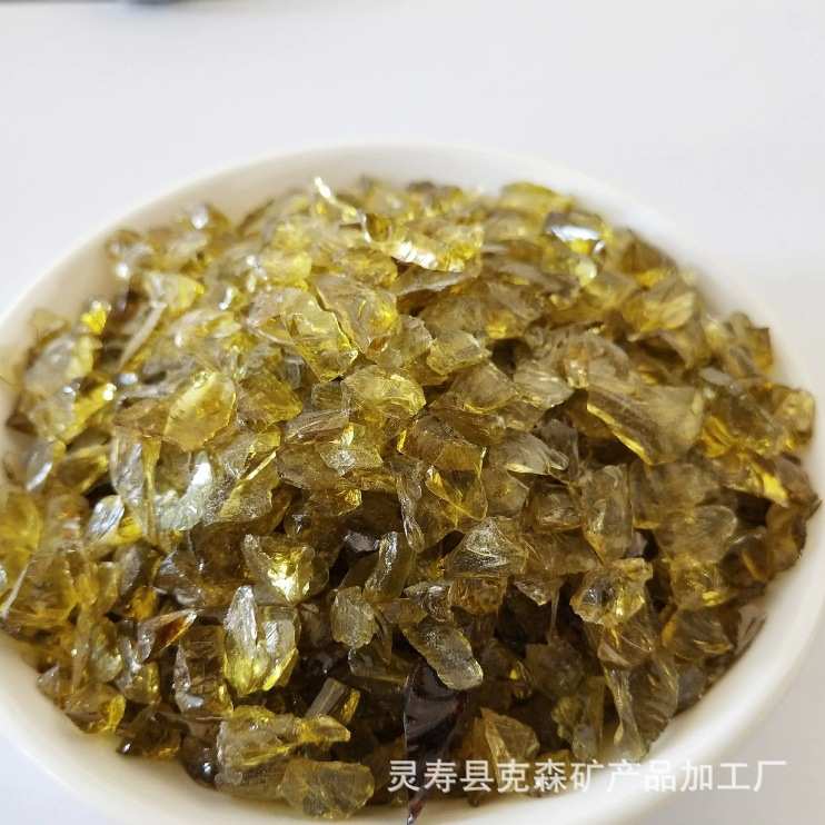 厂家供应大块玻璃景观石玻璃块公园园艺石龙灯填充彩色不规则室外