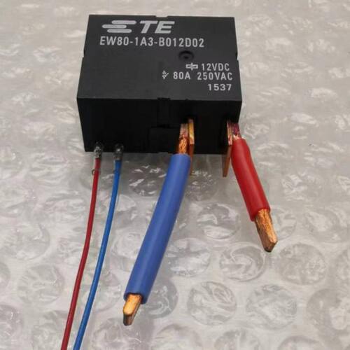 现货全新泰科TE继电器EW80-1A3-B012D02大电流80A 12VDC库存300个