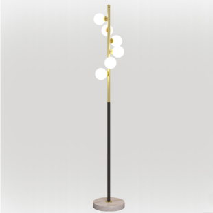 魔豆分子玻璃大理石落地灯 灯客厅卧室个性 简约后现代装 饰工程软装