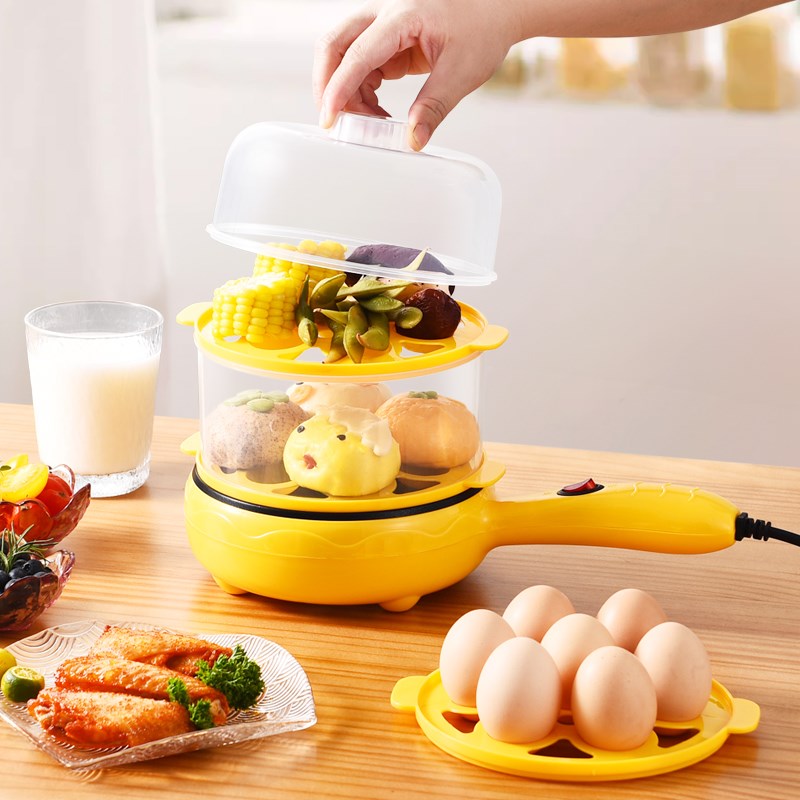 电煎蛋锅插电自动控温蛋饺专用神器不粘锅家用蒸蛋T羹煮蛋器蒸蛋
