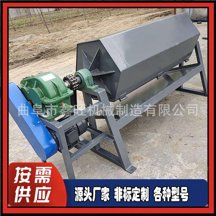 武宁县 六角滚筒抛光机 4KW电机 连续运转除锈研磨机