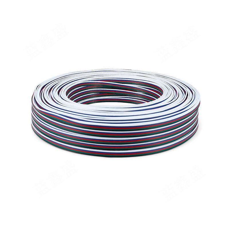 RGBW连接线22AWG5pin并线5pin灯具灯带延长线1007彩排线