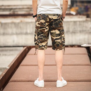 夏男多口袋裤 子迷彩工装 短裤 休闲宽松男裤 男 男式 外贸短裤