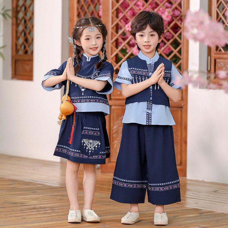 三月三民族服装儿童壮族服男童广西传统服装女亲子装民族风演出服,童装/婴儿装/亲子装,唐装,淘宝优惠券,粉丝福利购,淘宝优惠卷