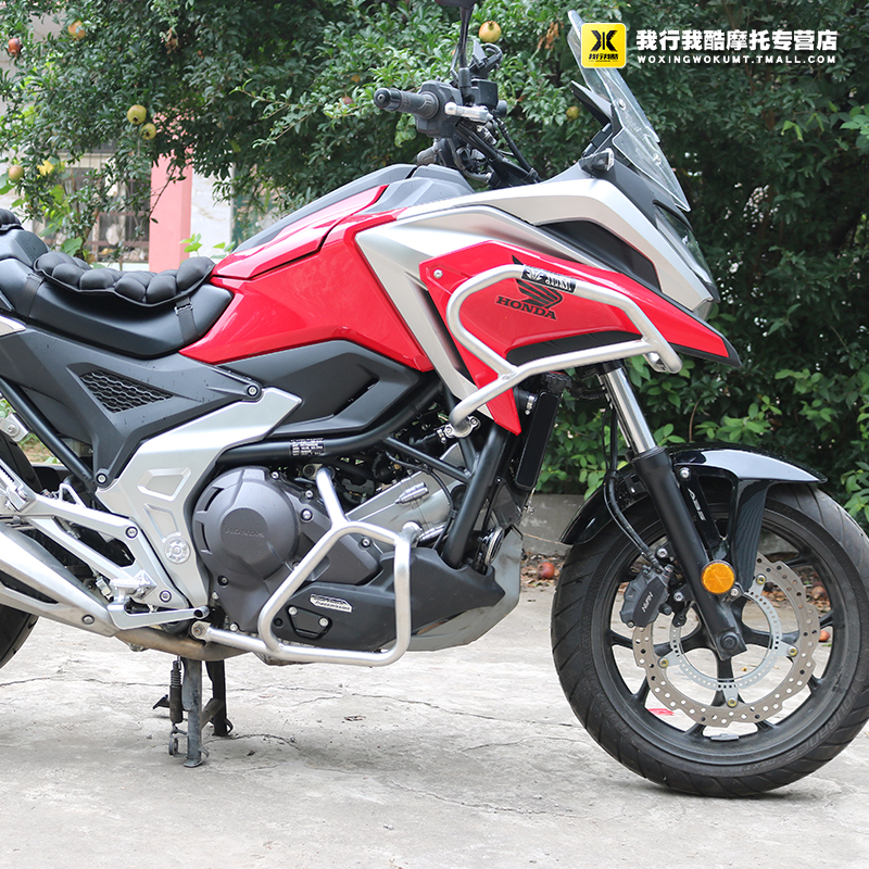 JDM适用于本田21款NC750X上下护杠保险杠不锈钢发动机改装包围杠