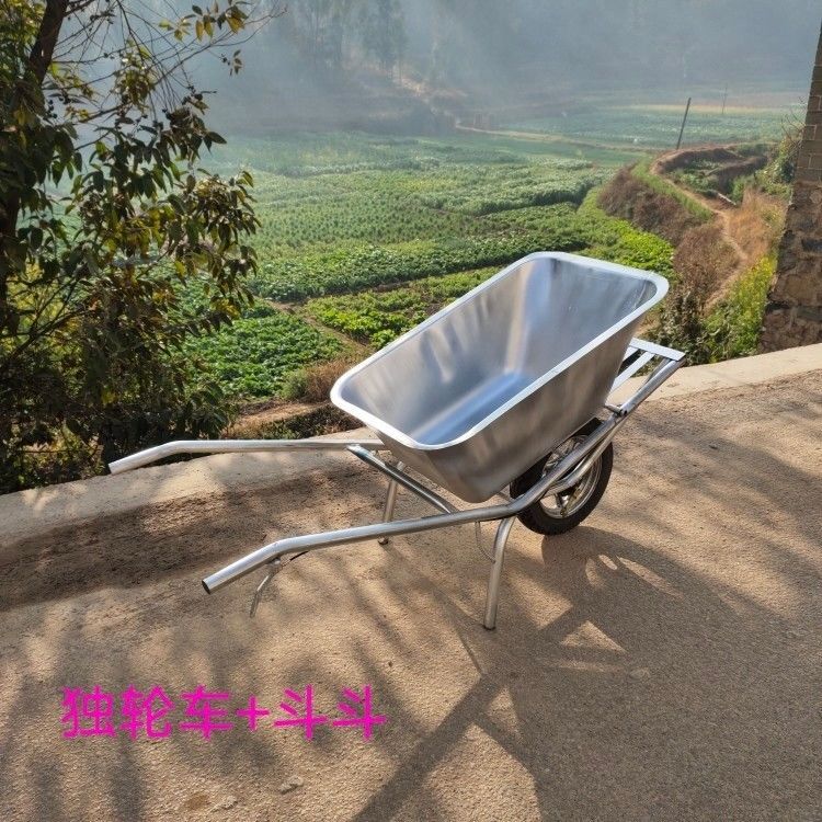 独轮车农用农村拉货车鸡公车独轮农用手推车农村家用小推车上山