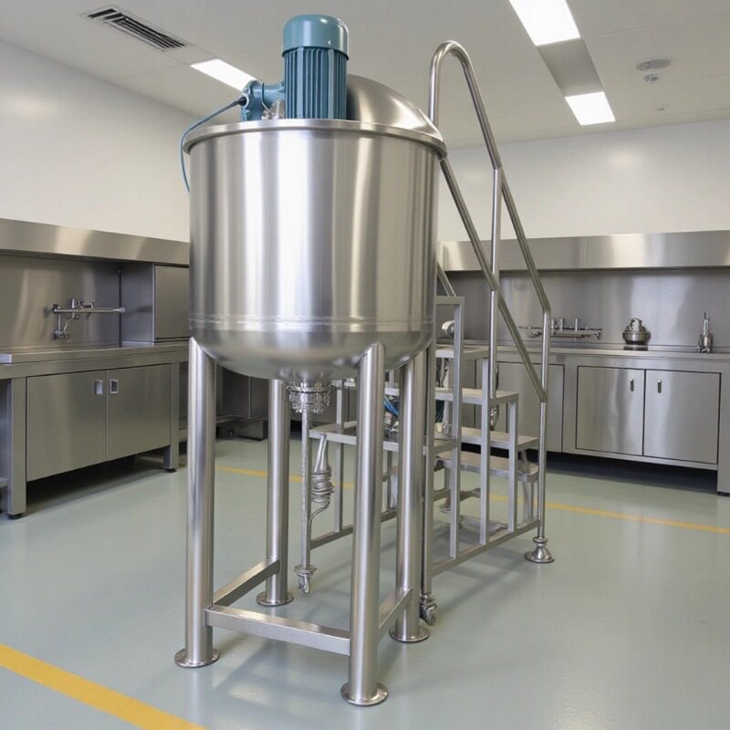 批发销售液体电加热搅拌机 化工膏体配料罐 日化用品不锈钢拌料桶