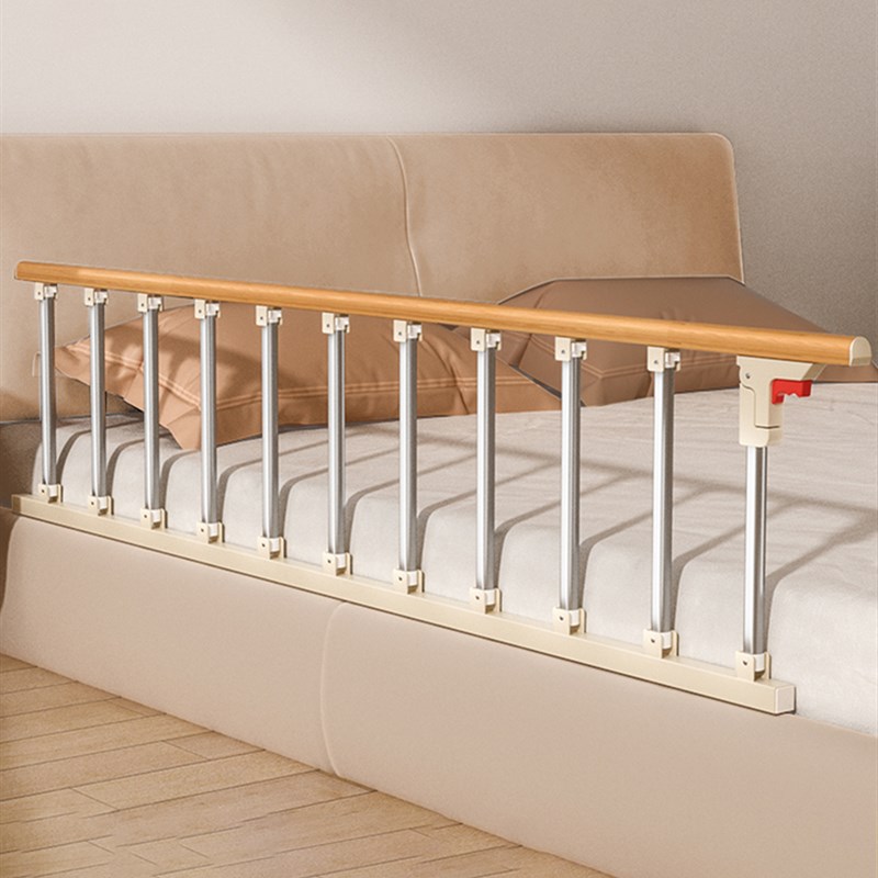 老人起身辅助器床边扶手栏杆病人防C摔可折叠护栏挡板老年人床围