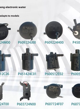 树鹏电子冷水水泵P 600524 F/P 601724 /P 607724 /P 60372T4 /P