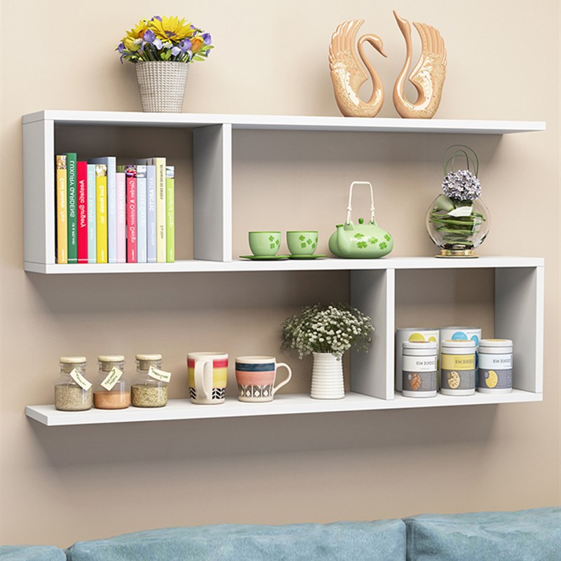 墙上创意格子置物架壁挂墙储物z柜卧室墙面客厅酒架吊柜墙壁柜书